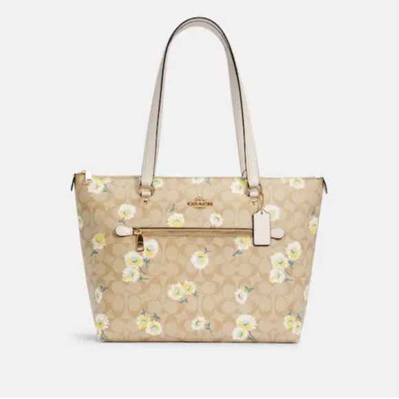Coach matching bag and laptop sleeve set